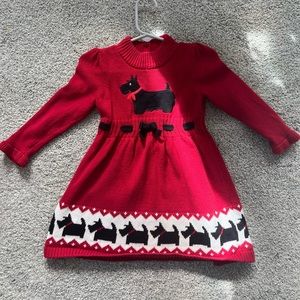 Gymboree scottie dog sweater dress